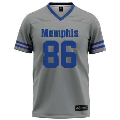 Memphis - NCAA Football : Jonathan Harding - Grey Football Jersey-0