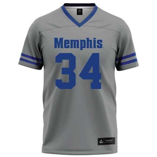 Memphis - NCAA Football : Kadan Spratling - Grey Football Jersey-0