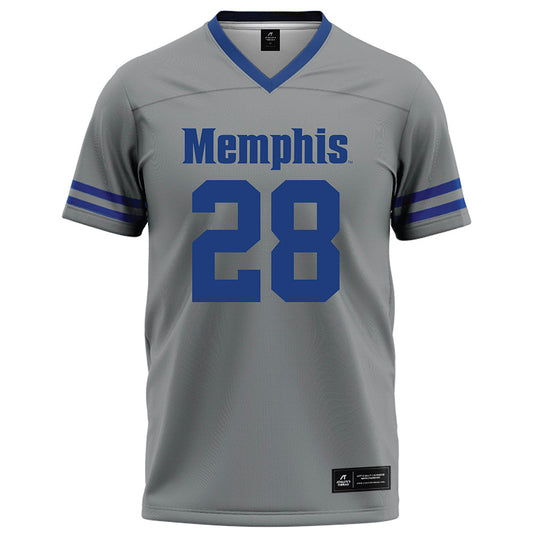 Memphis - NCAA Football : Charles Harrell - Grey Football Jersey-0