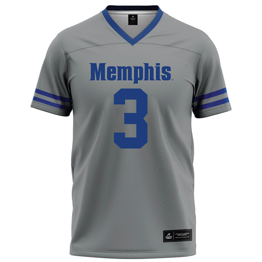 Memphis - NCAA Football : Dylan Smith - Grey Football Jersey-0