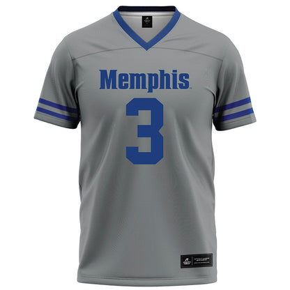 Memphis - NCAA Football : Dylan Smith - Grey Football Jersey-0