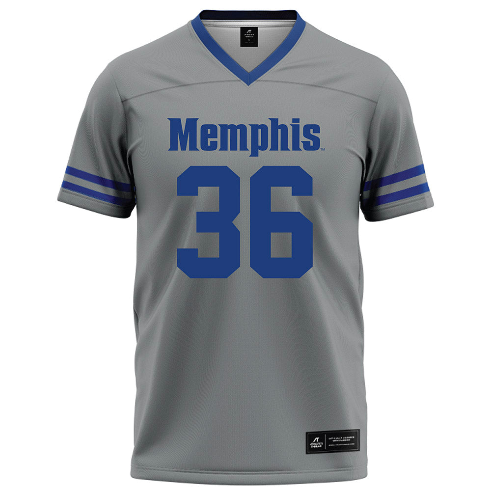 Memphis - NCAA Football : Jamariez Robinson - Grey Football Jersey-0