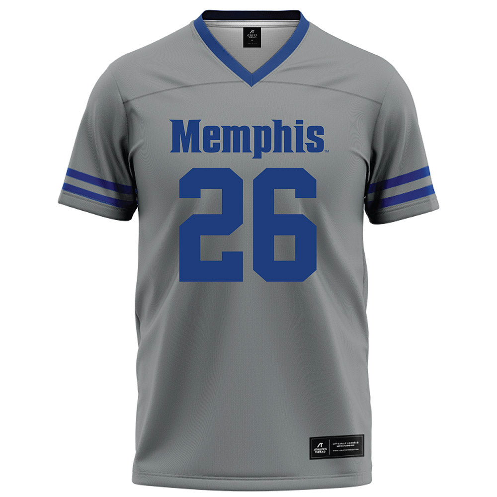 Memphis - NCAA Football : Jaylen Lewis - Grey Football Jersey-0