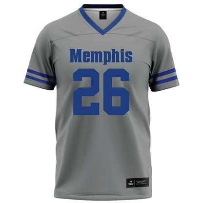 Memphis - NCAA Football : Jaylen Lewis - Grey Football Jersey-0