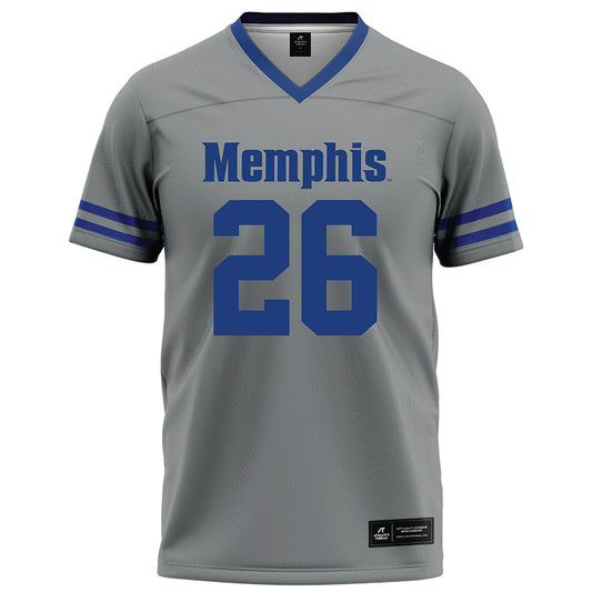 Memphis - NCAA Football : Jaylen Lewis - Grey Football Jersey-0