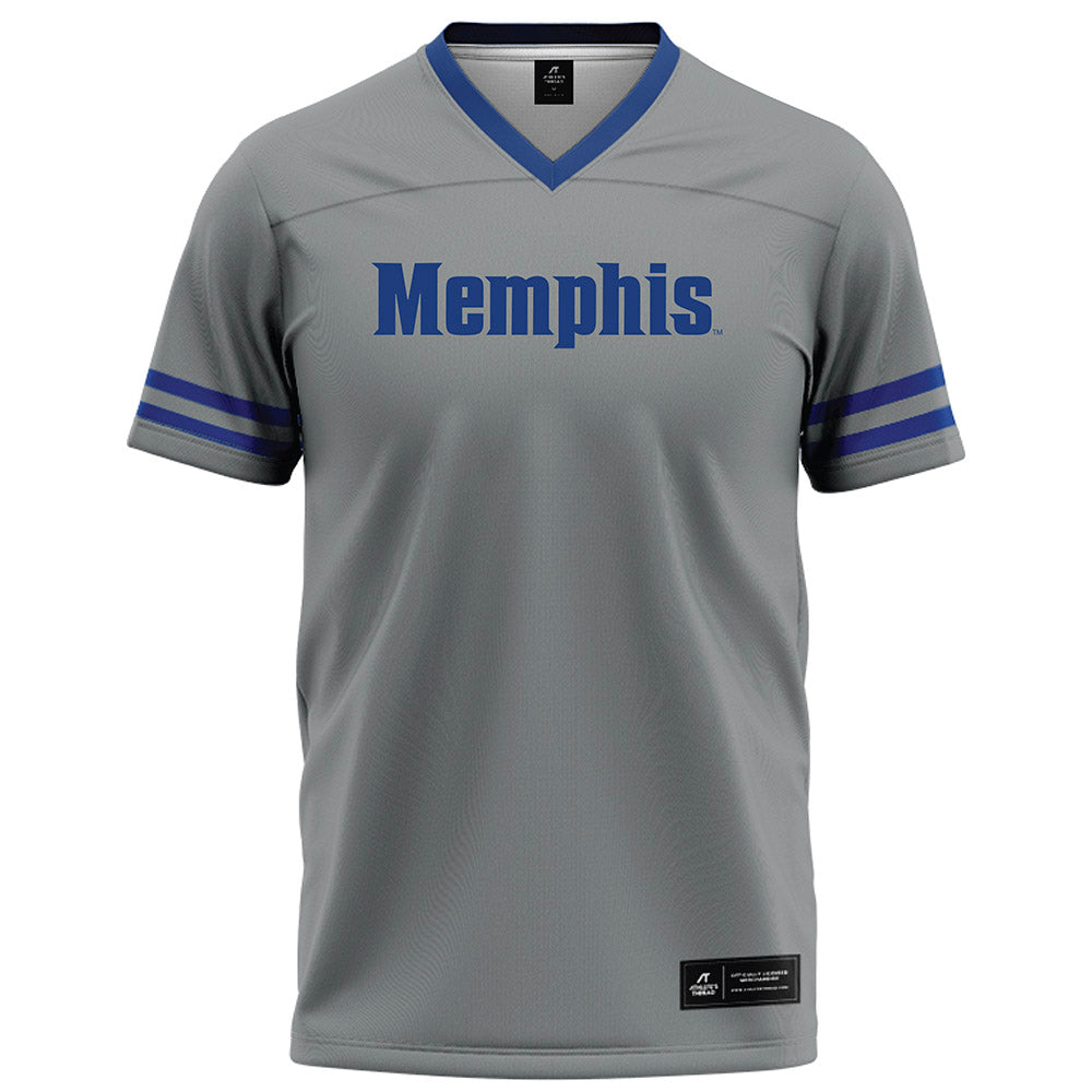 Memphis - NCAA Football : Devan Lowe - Grey Football Jersey-0