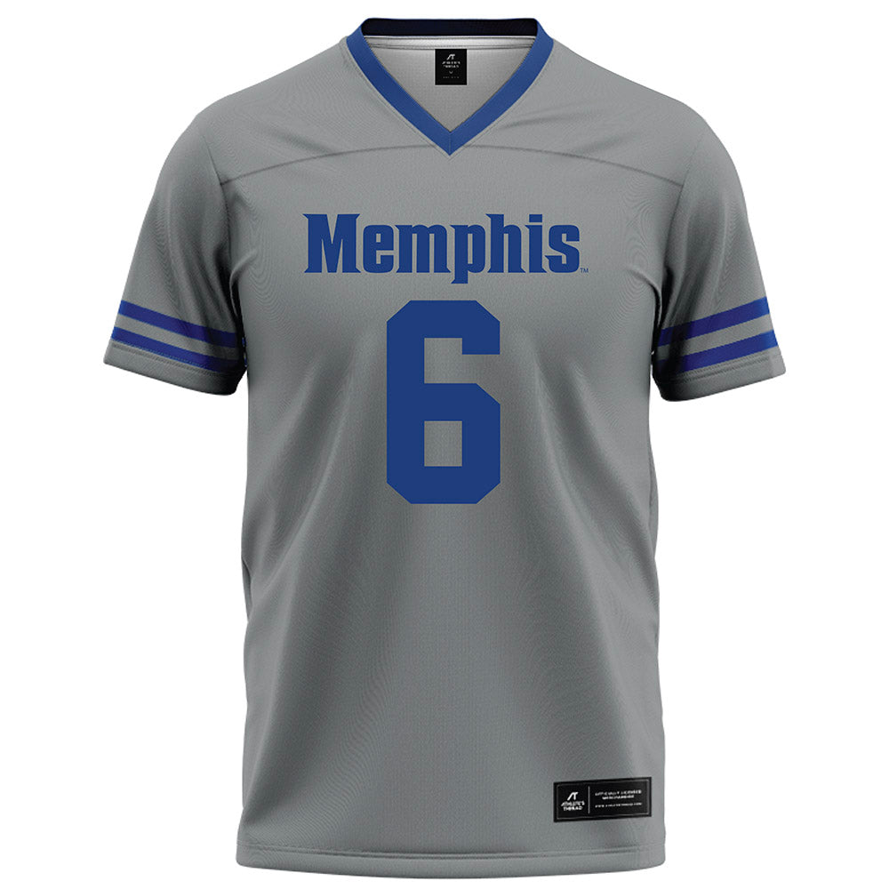 Memphis - NCAA Football : Jaylin Carter - Grey Football Jersey-0