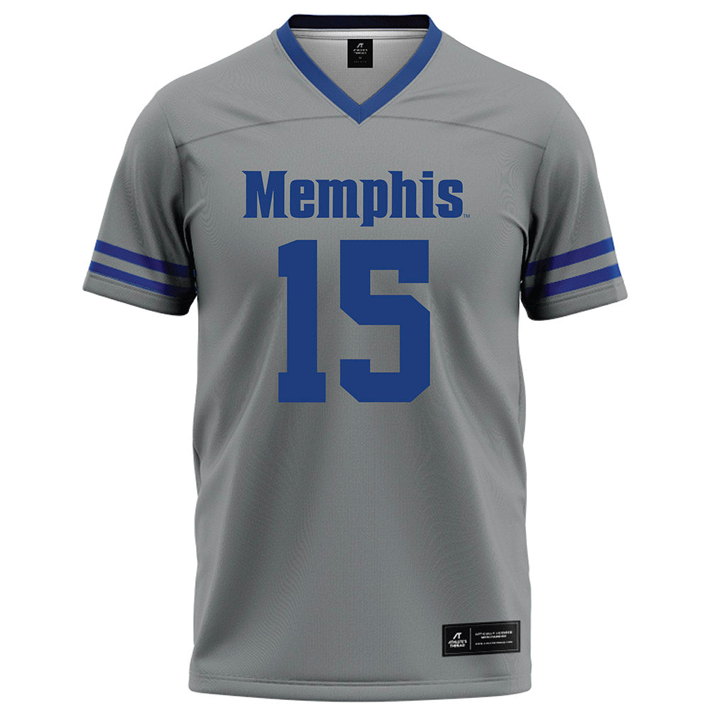 Memphis - NCAA Football : Gavin Owens - Grey Football Jersey-0
