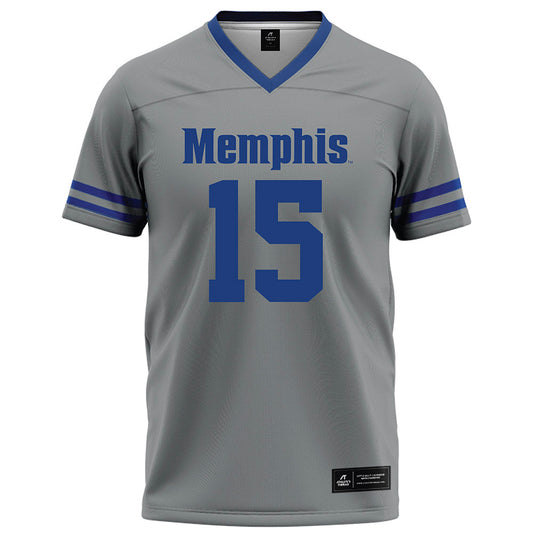 Memphis - NCAA Football : Gavin Owens - Grey Football Jersey-0