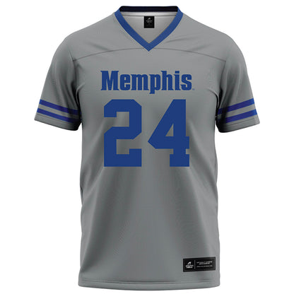 Memphis - NCAA Football : Nick Burden - Grey Football Jersey-0