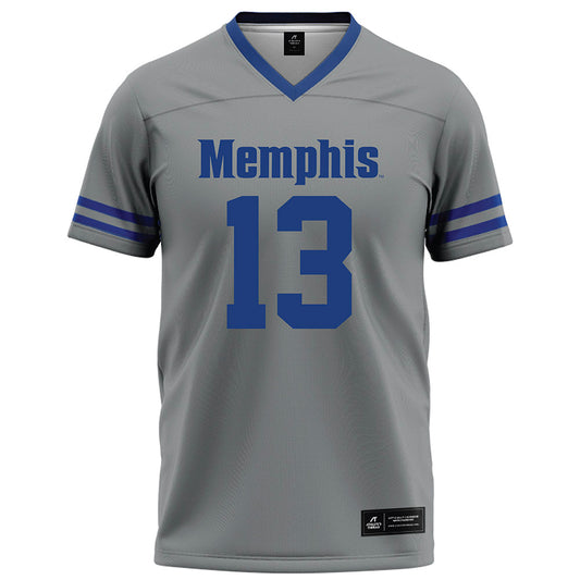 Memphis - NCAA Football : Jemyri Davis - Grey Football Jersey-0