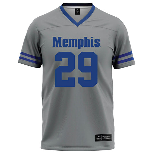 Memphis - NCAA Football : Amir Thomas - Grey Football Jersey-0