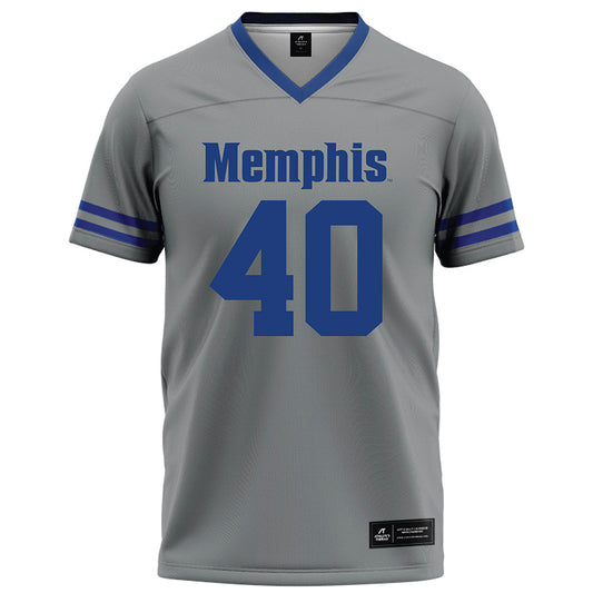 Memphis - NCAA Football : Trey McDonald - Grey Football Jersey-0