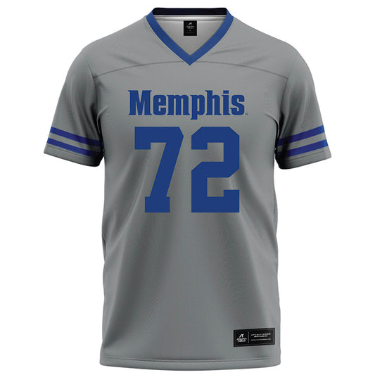 Memphis - NCAA Football : Eddie Alford - Grey Football Jersey-0