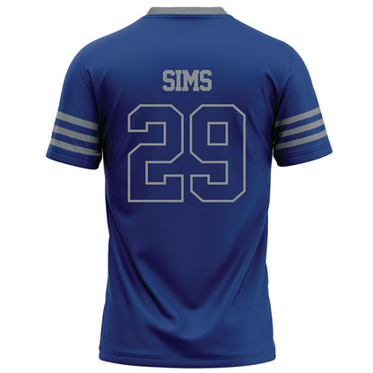 Memphis - NCAA Football : Tim Sims - Dark Blue Football Jersey-1