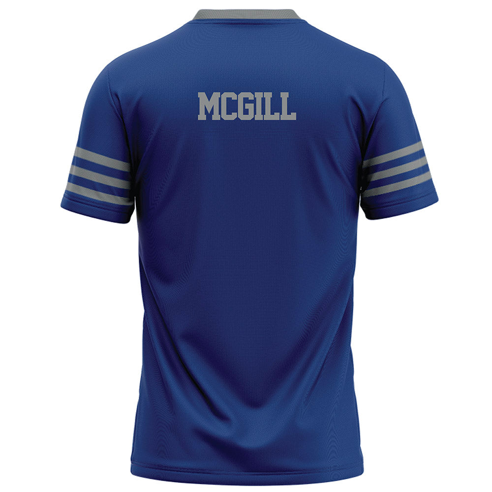 Memphis - NCAA Football : Isaiah McGill - Dark Blue Football Jersey-1