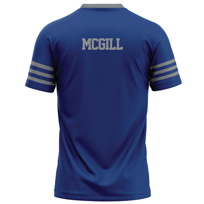 Memphis - NCAA Football : Isaiah McGill - Dark Blue Football Jersey-1