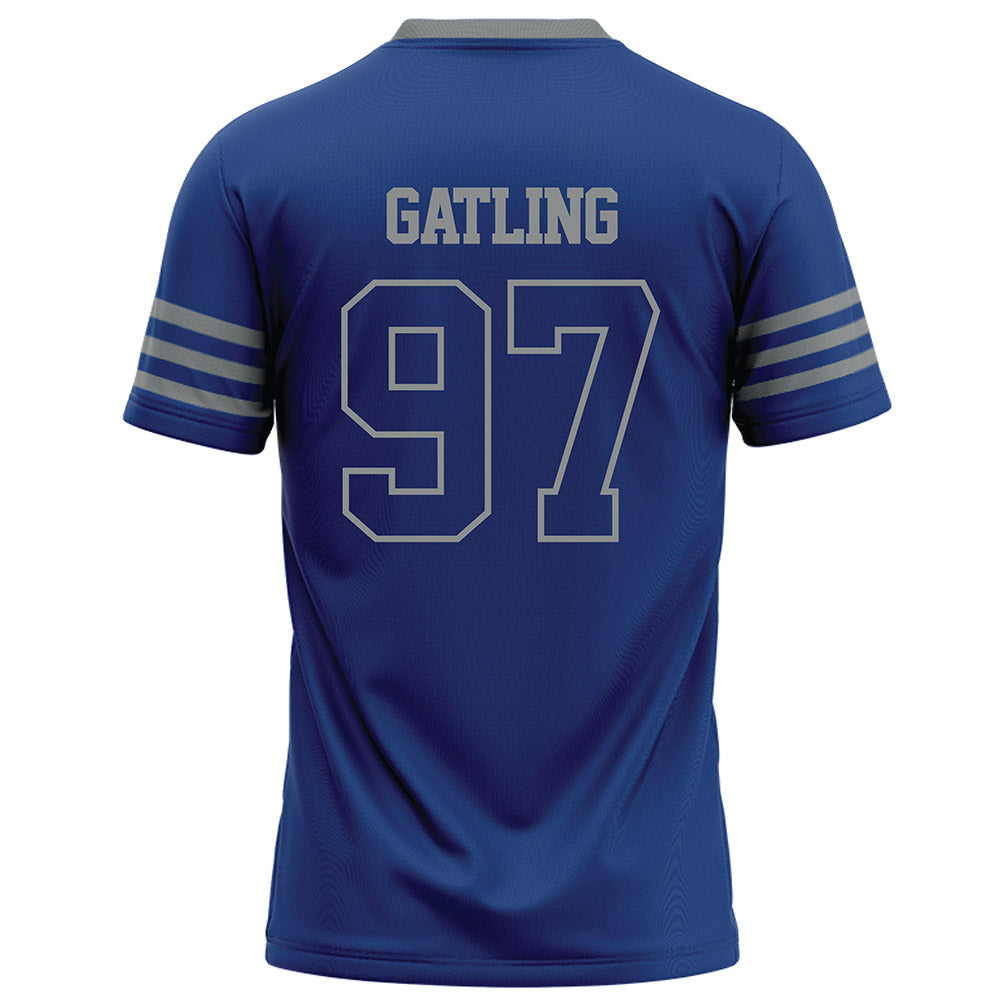 Memphis - NCAA Football : Jacari Gatling - Dark Blue Football Jersey-1