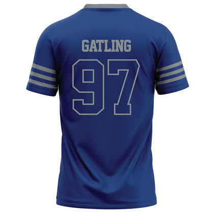 Memphis - NCAA Football : Jacari Gatling - Dark Blue Football Jersey-1