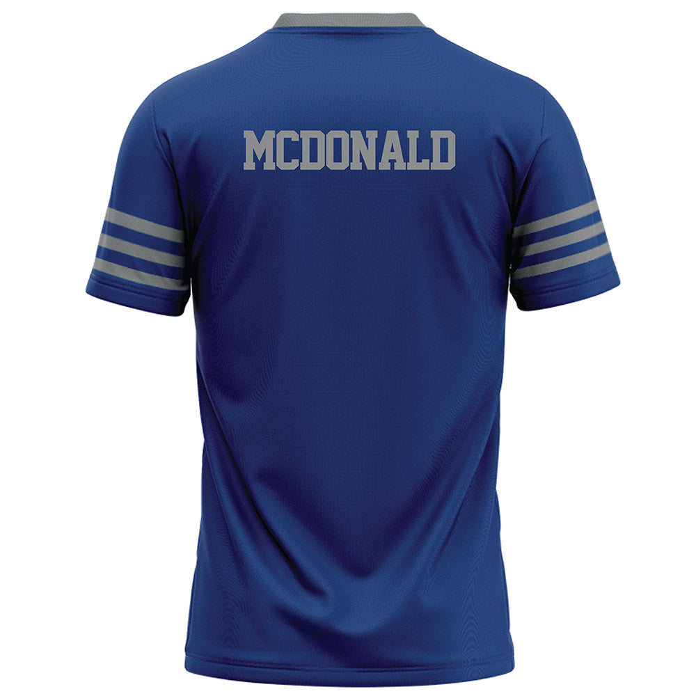 Memphis - NCAA Football : Trey McDonald - Dark Blue Football Jersey-1