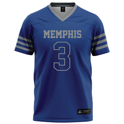 Memphis - NCAA Football : Air Noland - Dark Blue Football Jersey-0