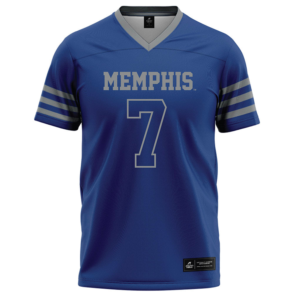 Memphis - NCAA Football : Darius Malcolm Jr. - Dark Blue Football Jersey-0