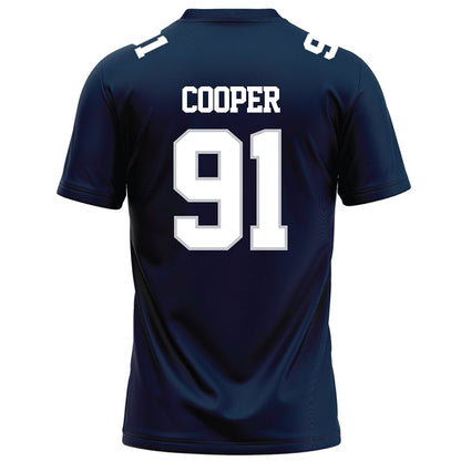 Samford - NCAA Football : Romello Cooper - Navy Football Jersey-1