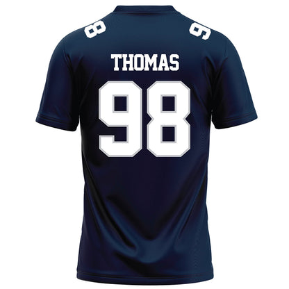 Samford - NCAA Football : Dezmon Thomas - Navy Football Jersey-1