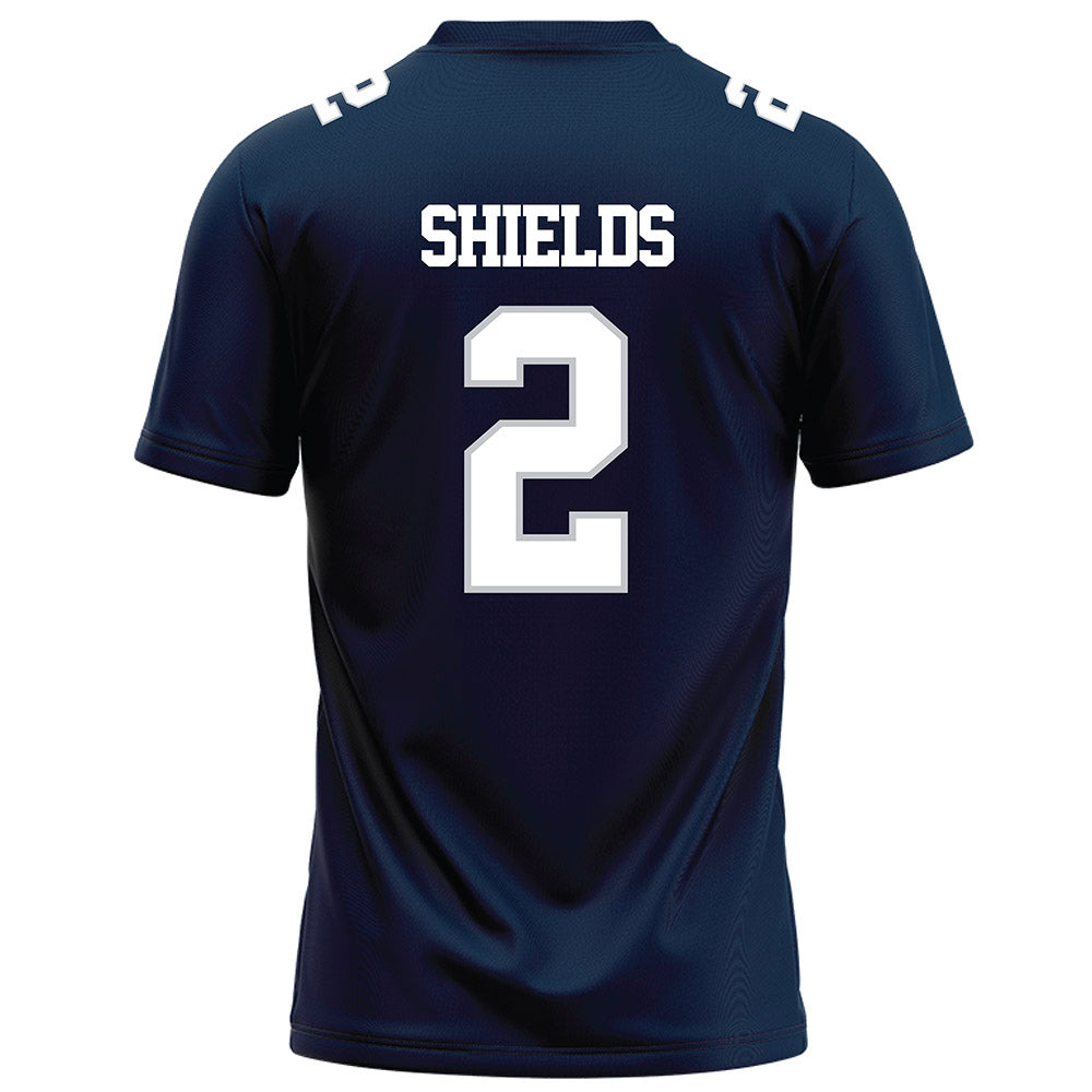 Samford - NCAA Football : Will Shields - Navy Football Jersey-1