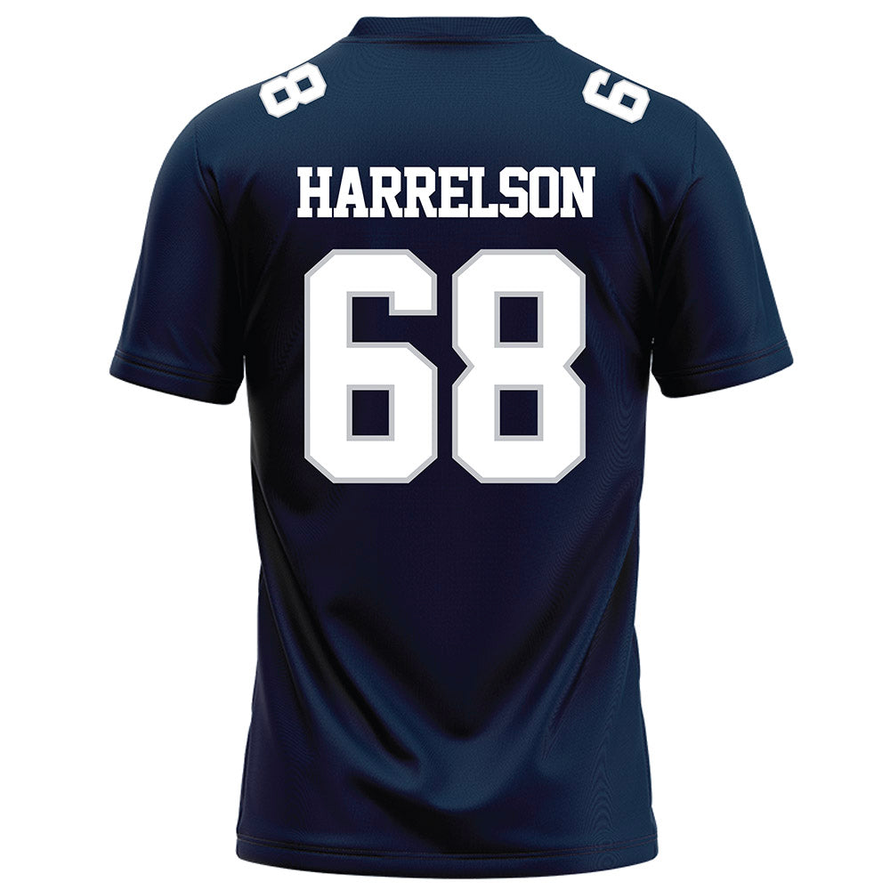 Samford - NCAA Football : Asher Harrelson - Navy Football Jersey-1
