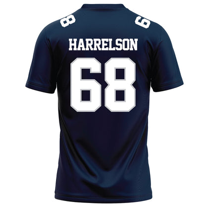 Samford - NCAA Football : Asher Harrelson - Navy Football Jersey-1