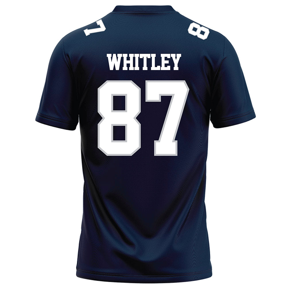 Samford - NCAA Football : Brice Whitley - Navy Football Jersey-1