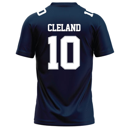 Samford - NCAA Football : Coulter Cleland - Navy Football Jersey-1