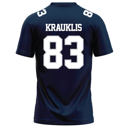 Samford - NCAA Football : Hudson Krauklis - Navy Football Jersey-1