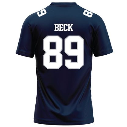 Samford - NCAA Football : Landon Beck - Navy Football Jersey-1