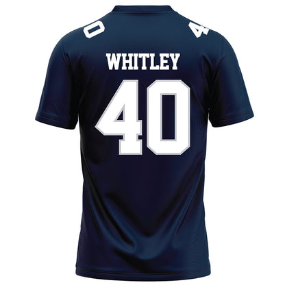 Samford - NCAA Football : Jordan Whitley - Navy Football Jersey-1
