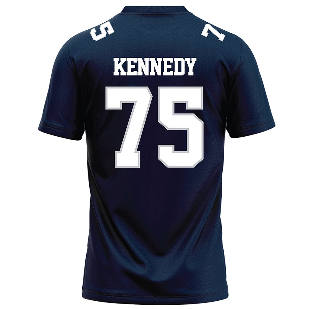 Samford - NCAA Football : Shawn Kennedy - Navy Football Jersey-1