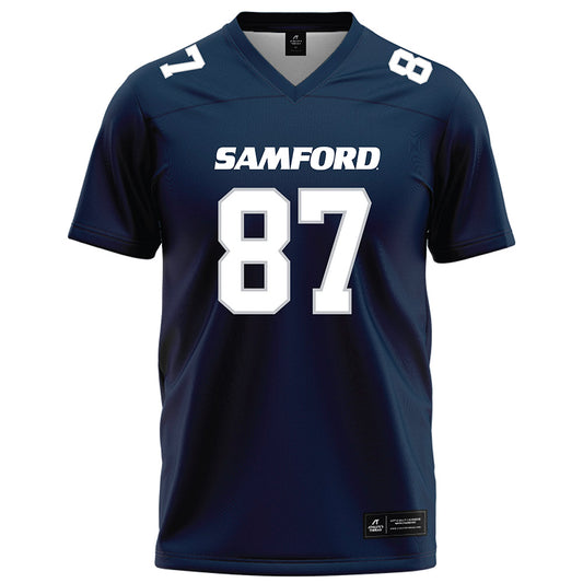 Samford - NCAA Football : Brice Whitley - Navy Football Jersey-0