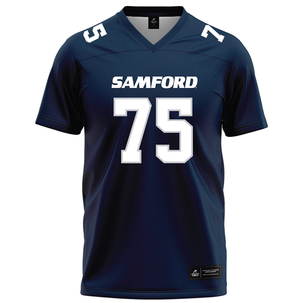 Samford - NCAA Football : Shawn Kennedy - Navy Football Jersey-0