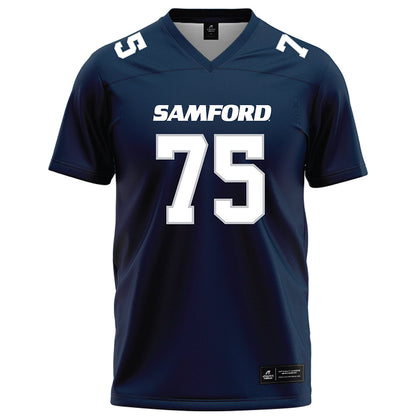 Samford - NCAA Football : Shawn Kennedy - Navy Football Jersey-0