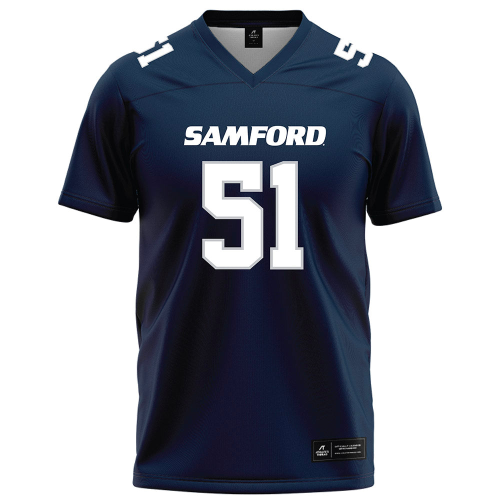 Samford - NCAA Football : Jack Mosher - Navy Football Jersey-0
