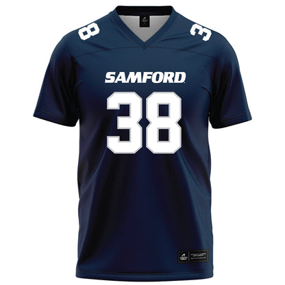 Samford - NCAA Football : Michael Roberson - Navy Football Jersey-0