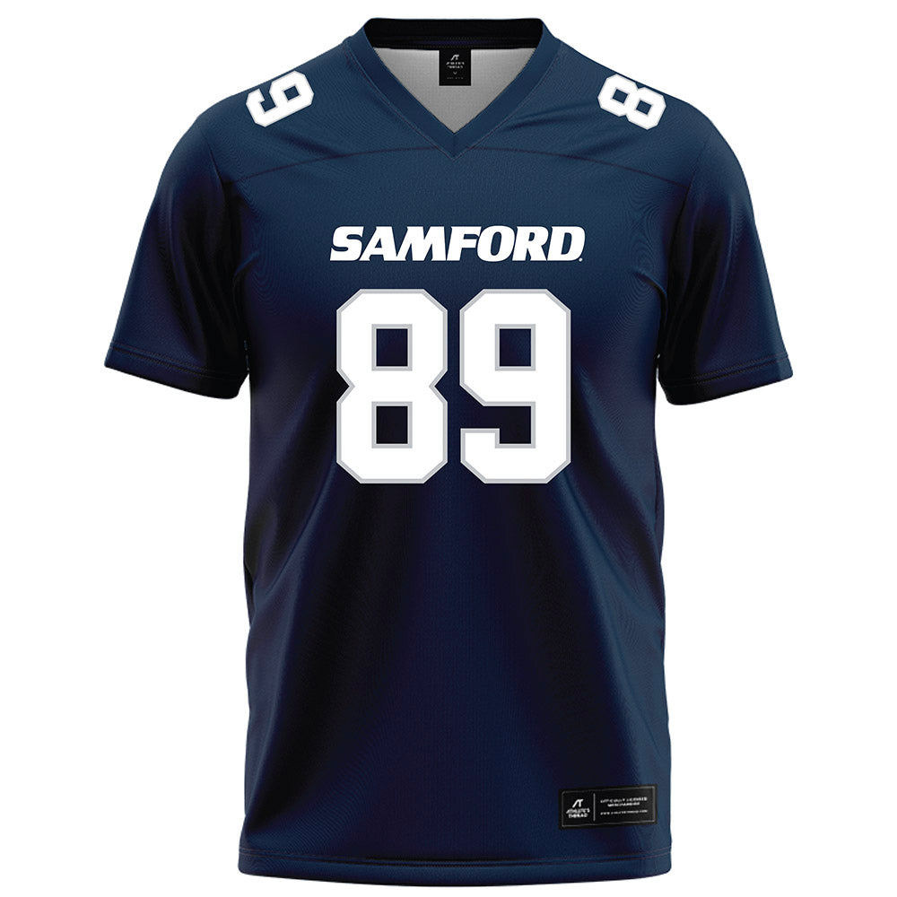 Samford - NCAA Football : Landon Beck - Navy Football Jersey-0