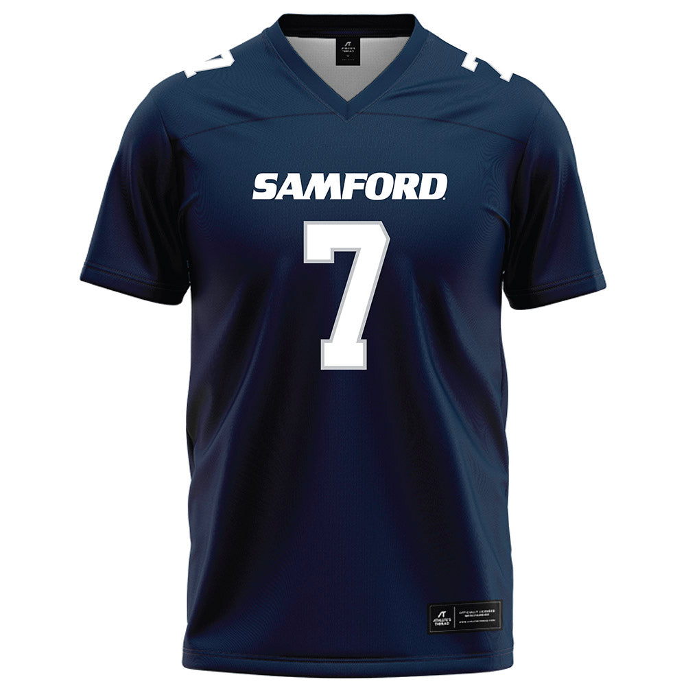 Samford - NCAA Football : Kerrell Yow - Navy Football Jersey-0