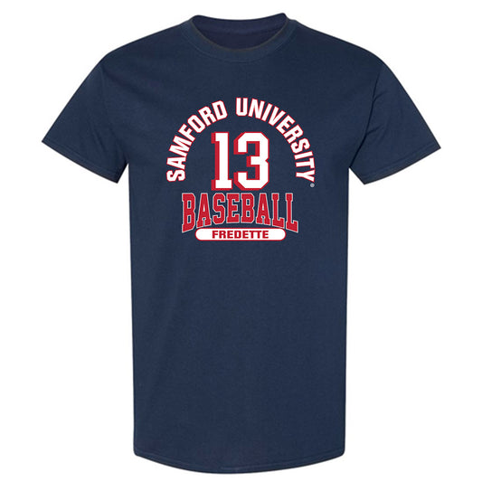 Samford - NCAA Baseball : Michael Fredette - Classic Fashion Shersey T-Shirt-0
