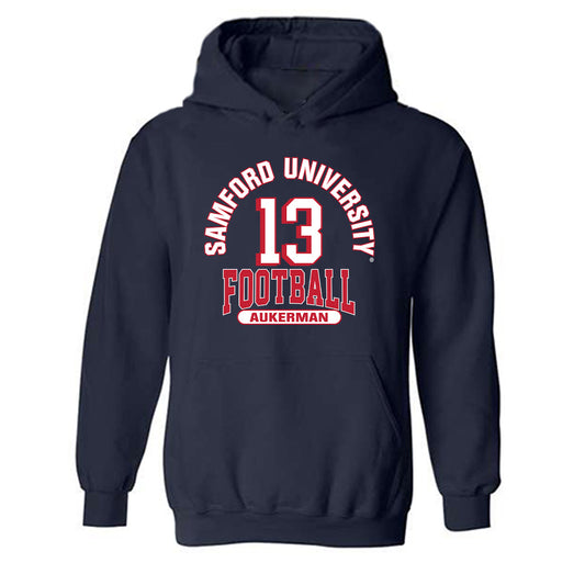 Samford - NCAA Football : Cayden Aukerman - Classic Fashion Shersey Hooded Sweatshirt-0