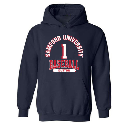 Samford - NCAA Baseball : Pierce Dutton - Classic Fashion Shersey Hooded Sweatshirt-0