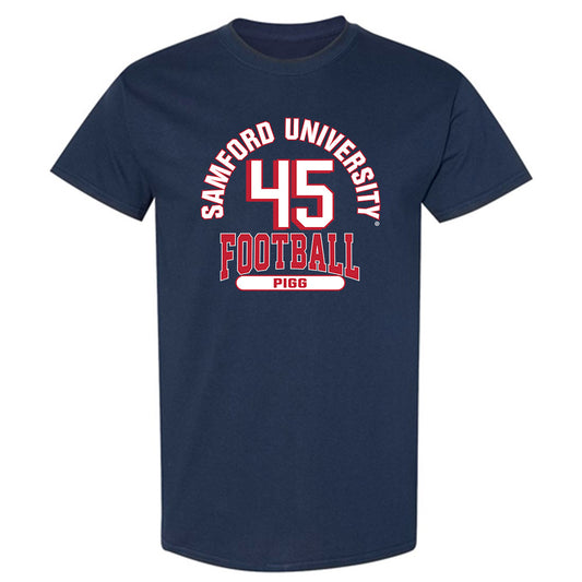 Samford - NCAA Football : Cannon Pigg - Classic Fashion Shersey T-Shirt-0