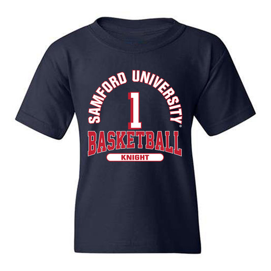 Samford - NCAA Women's Basketball : Jada Knight - Classic Fashion Shersey Youth T-Shirt-0
