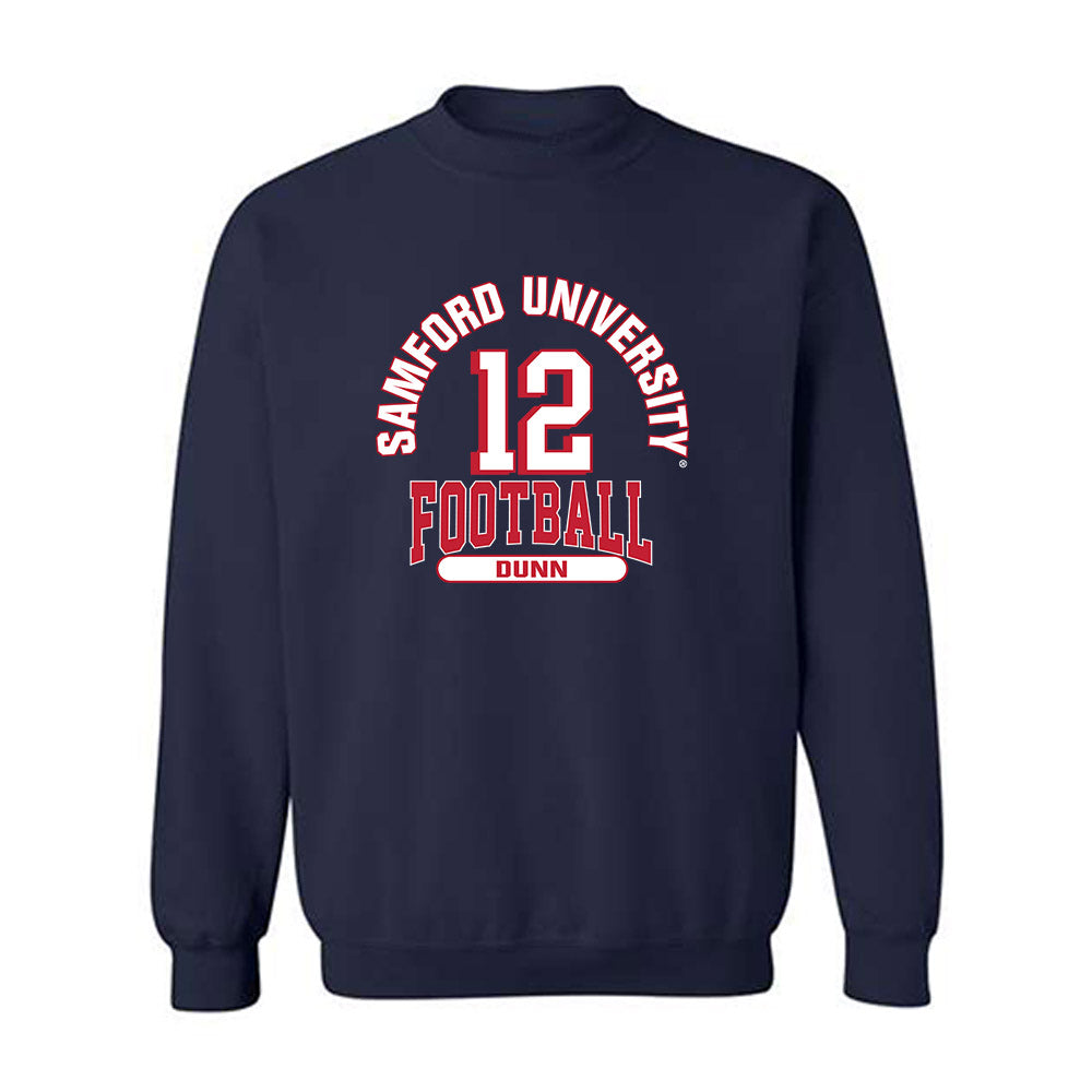 Samford - NCAA Football : Gardner Dunn - Classic Fashion Shersey Crewneck Sweatshirt-0